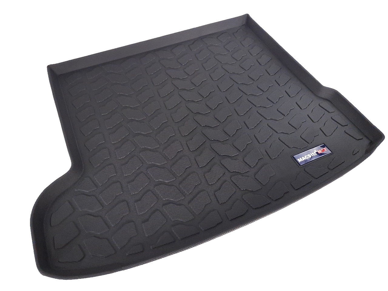 Thảm lót cốp xe ô tô JAGUAR F PACE 2015- nhãn hiệu Macsim chất liệu TPV màu be,màu đen.