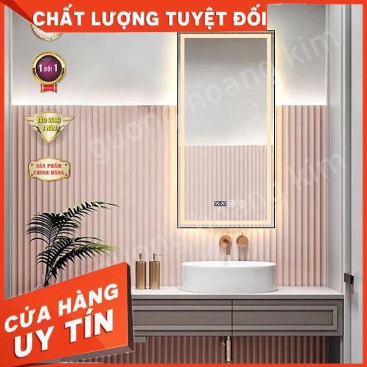 gương led cảm ứng treo tường trang trí decor kích thước 40x60cm - mirror