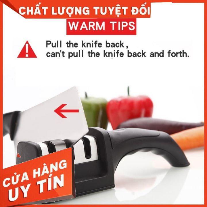 Dụng cụ mài dao kéo 3 cấp độ cầm tay Living C , mài dao nhanh bén siêu tiện lợi