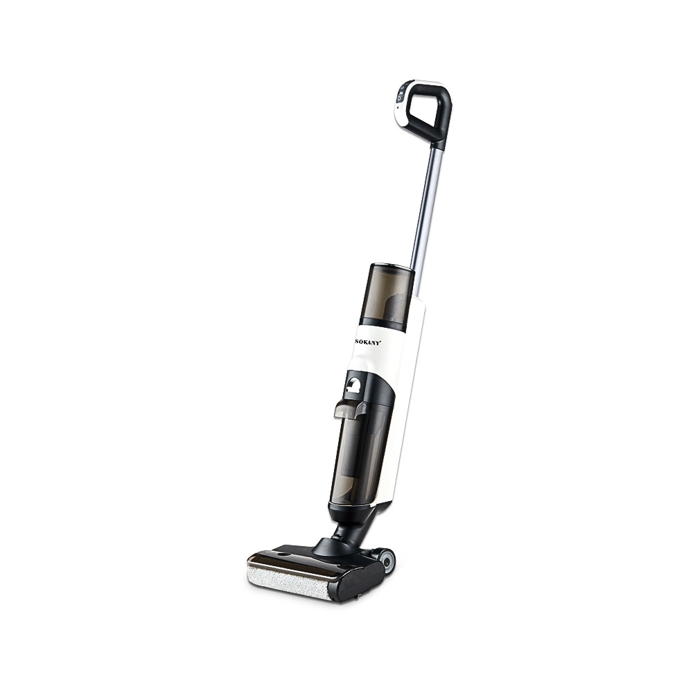 Máy hút bụi lau sàn không dây SOKANY SK-13040 tự động làm sạch, vệ sinh bình chứa nước bẩn và chổi lăn - HÀNG CHÍNH HÃNG -DELIYA