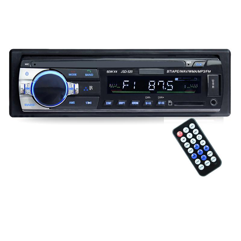 Đầu 1 Din MP3 Bluetooth JSD-520 (Đuôi Ngắn)