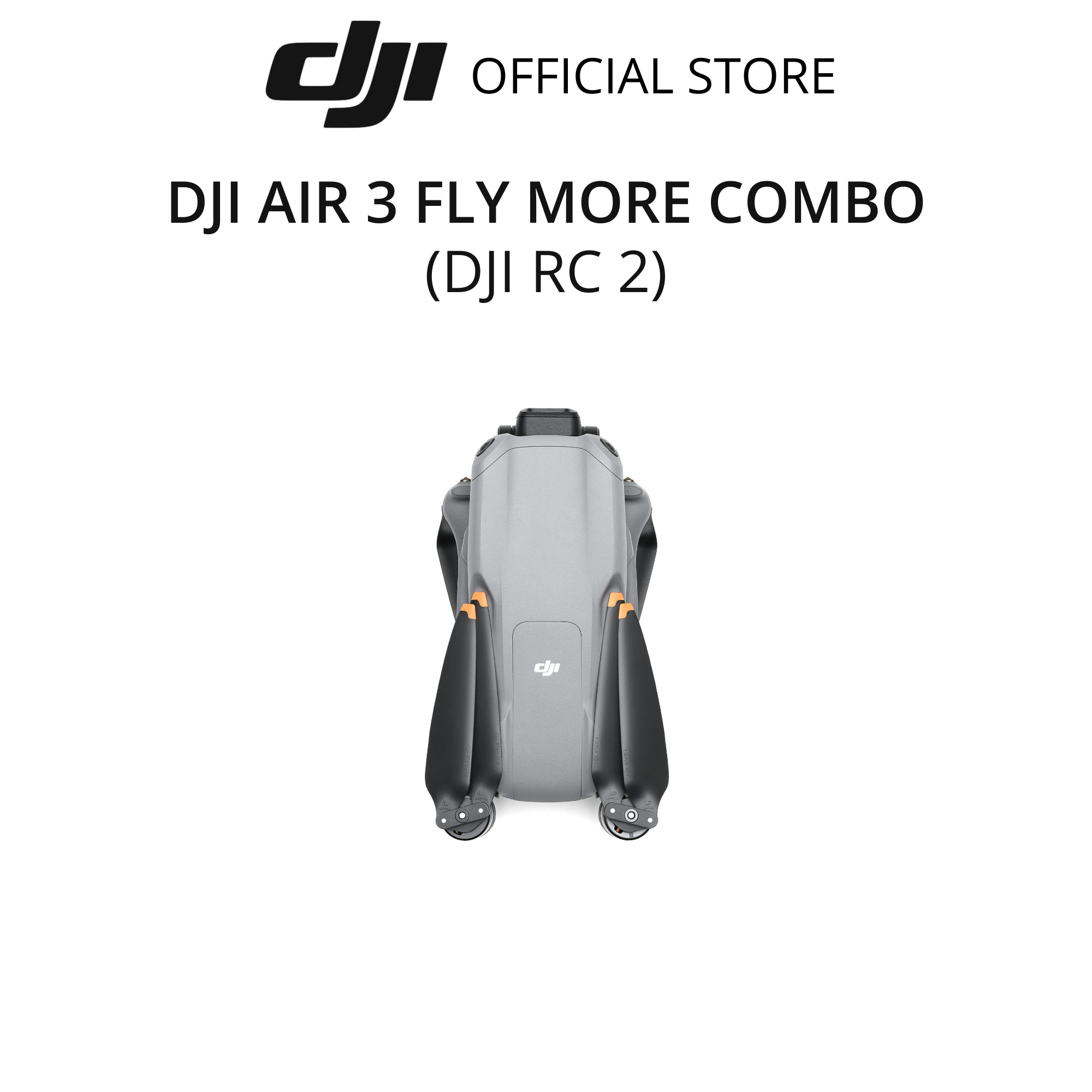 Flycam DJI Air 3 Fly More Combo kèm điều khiển có màn hình (DJI RC 2) camera kép quay video chất lượng 4K HDR - Hàng chính hãng