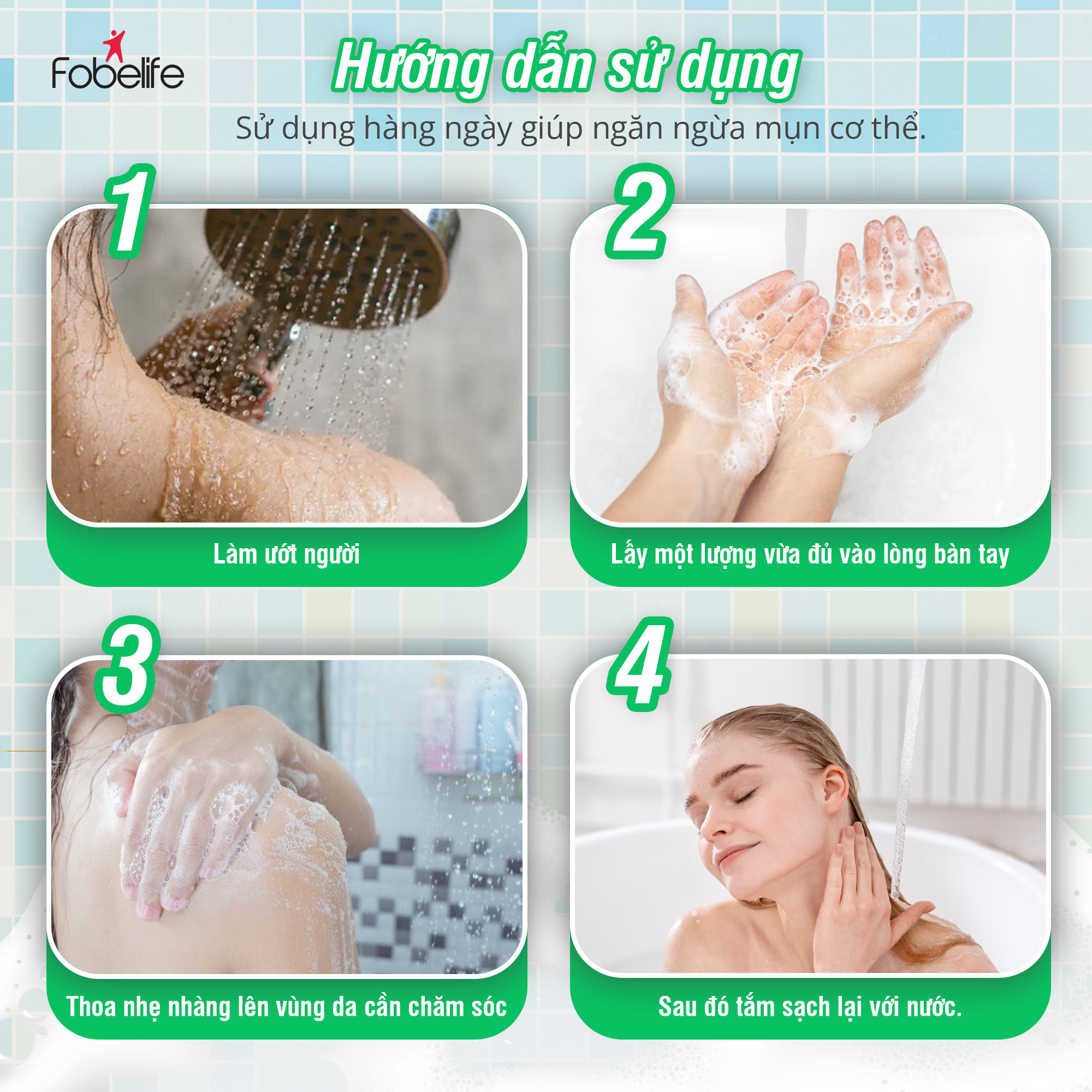 Sữa Tắm Chuyên Biệt Cho Mụn Lưng Mông Ngực Acnevir