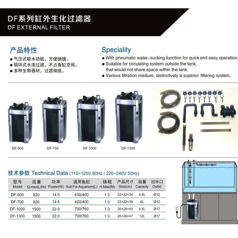 Lọc thùng Atman DF 700 dùng cho hồ cá cảnh