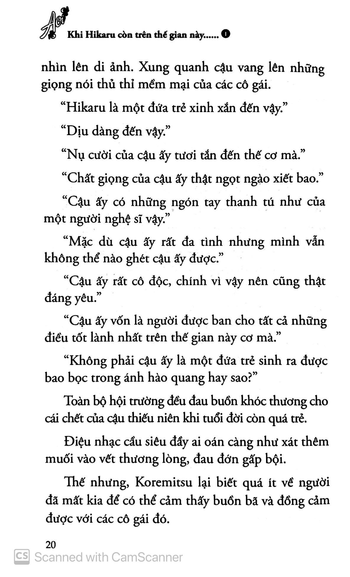 Sách Khi Hikaru Còn Trên Thế Gian Này…… Aoi