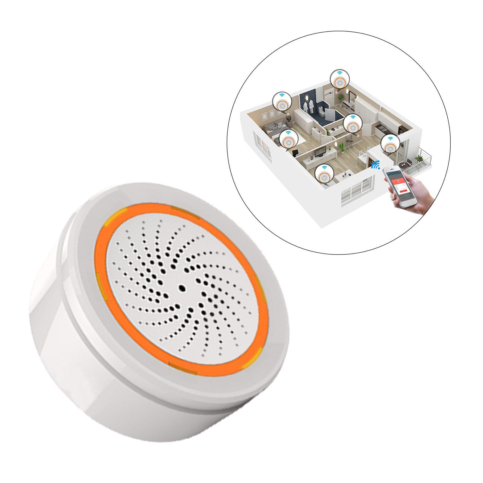 Remote Control Burglar Alarm, , Built in  Alarm, Panic Alarm for Tuya Supply, Threaten Thief Home Safety Patio Garages