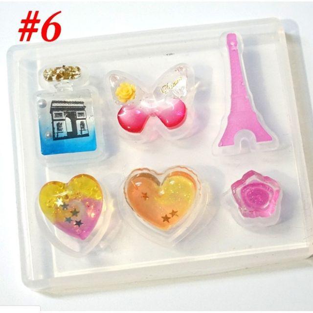 Khuôn Silicone Đổ Mặt Dây Chuyền Resin - Trường Thịnh Sài Gòn