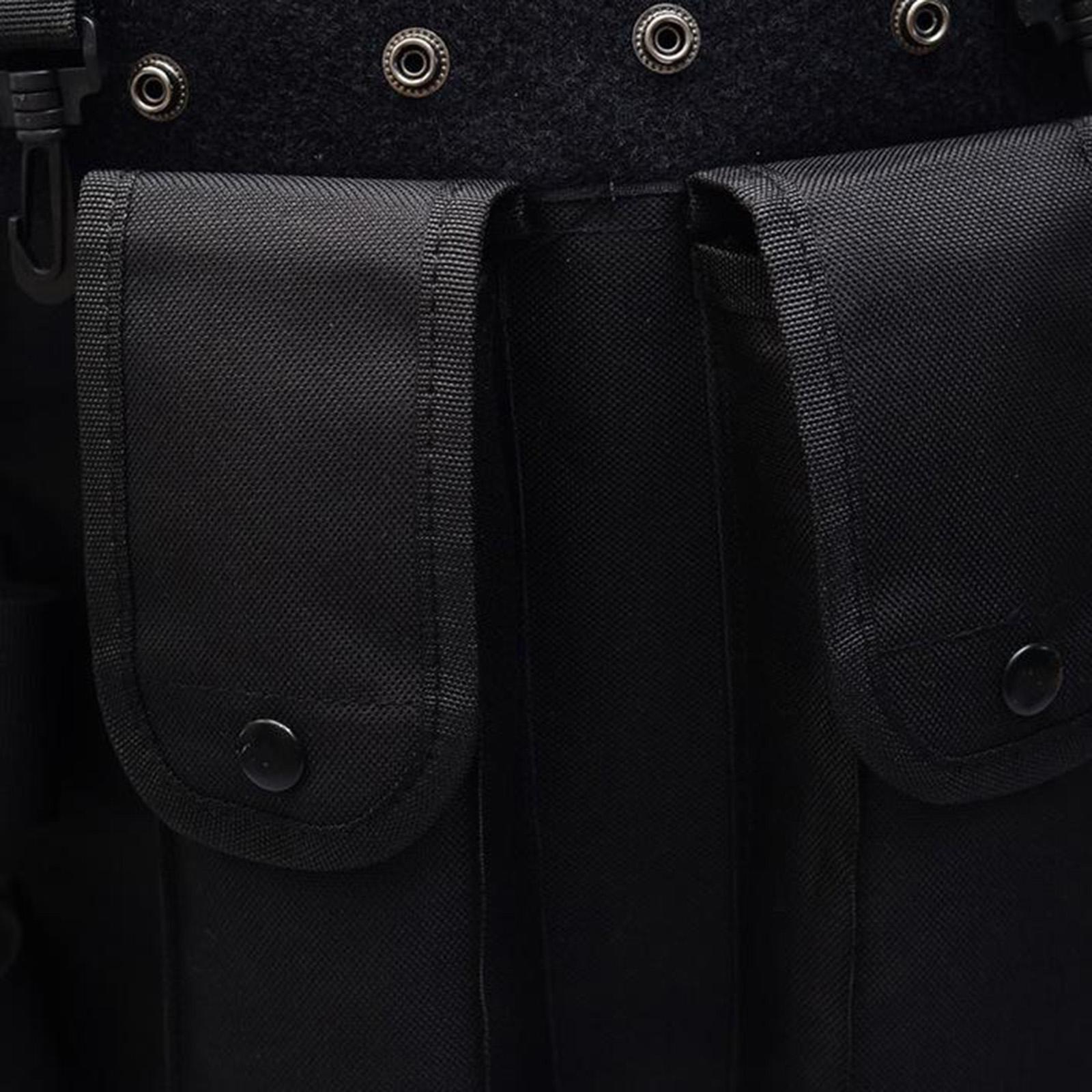Military Tactical Vest Molle Airsoft Combat Assault Gear Plate Carrier Black