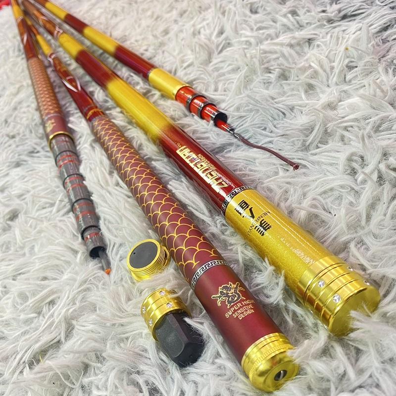 Cần Câu Tay Hoả Long Độ Cứng 6H Tặng Kèm Ngọn Phụ CT27