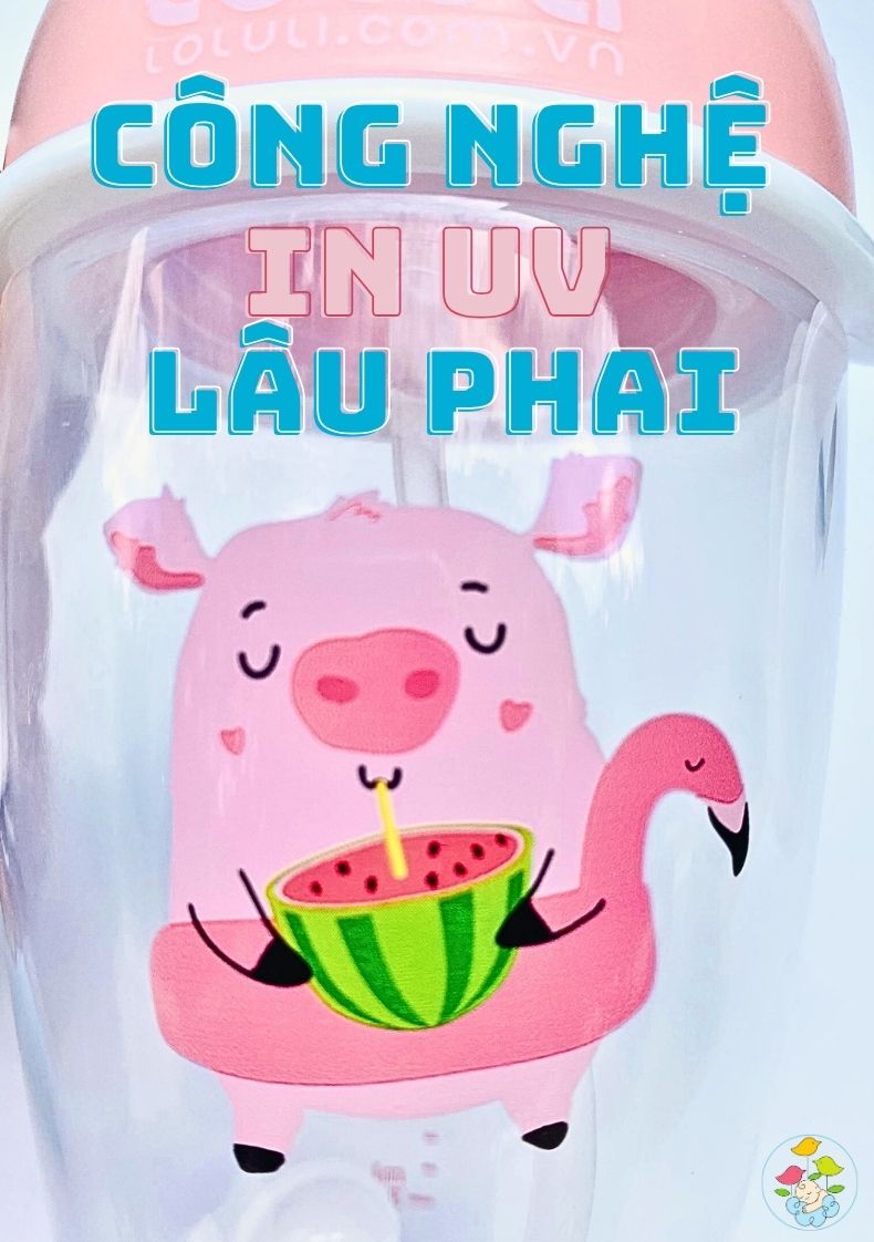 Bình tập uống nước Loluli nhựa PP 280ml