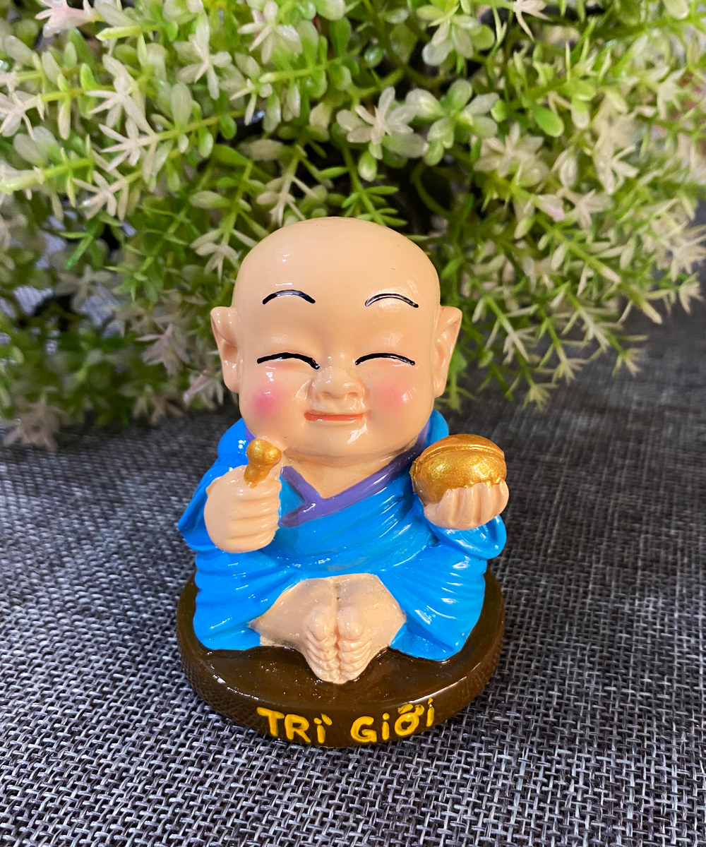 Tượng chú tiểu Lục Độ 7cm hàng Việt Nam