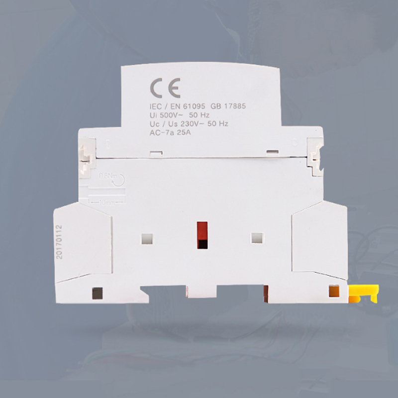 Khởi động từ-contactor 1 pha 25A, 2 cổng thường đóng 2NC hoặc thường mở 2NO tùy chọn