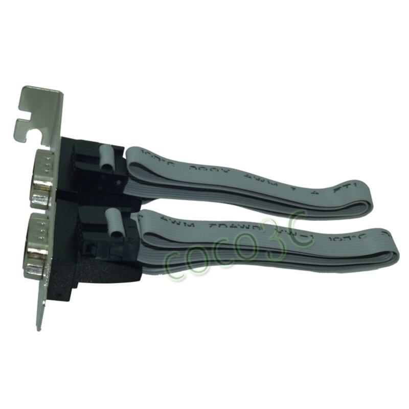 Dây Cáp Chuyển Đổi Hai Đầu DB9 Sang Ổ Cắm Cho Bo Mạch Chủ COM 9Pin
