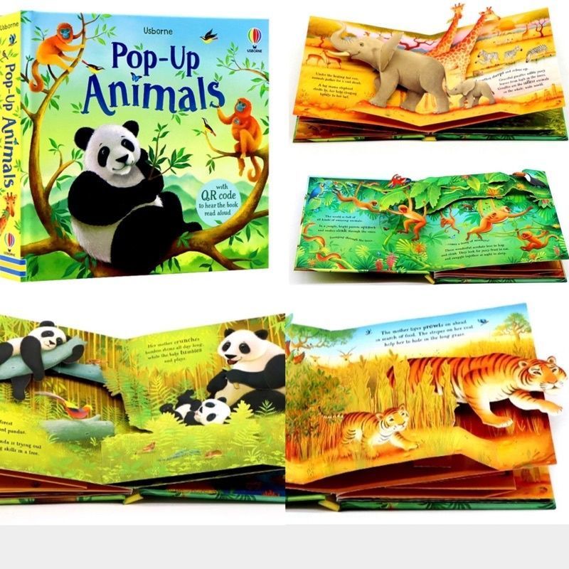 Sách tương tác tiếng Anh - Pop-up Animals