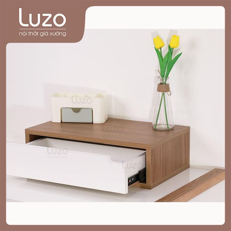 Bàn trang điểm treo tường gỗ MDF nhập khẩu Malaysia phong cách Hàn Quốc BTD TT1 - Luzo Home