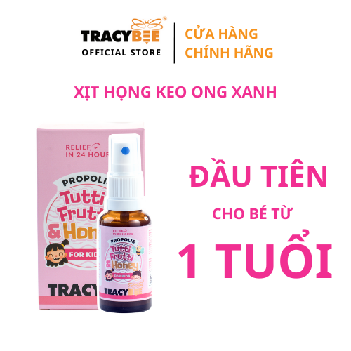Keo Ong Propolis vị trái cây hỗ trợ ngăn ngừa ho, viêm họng ở trẻ em