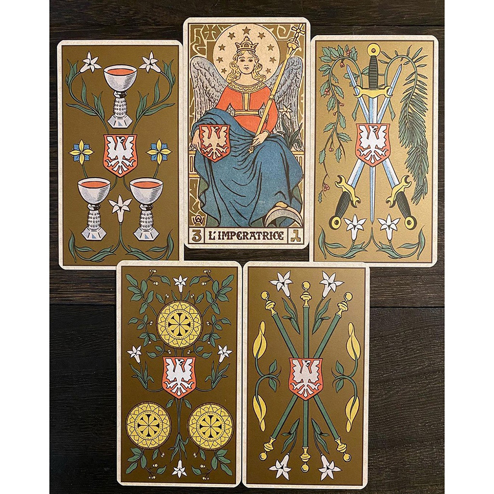 Bộ Bài Symbolic Tarot of Wirth Đá Thanh Tẩy