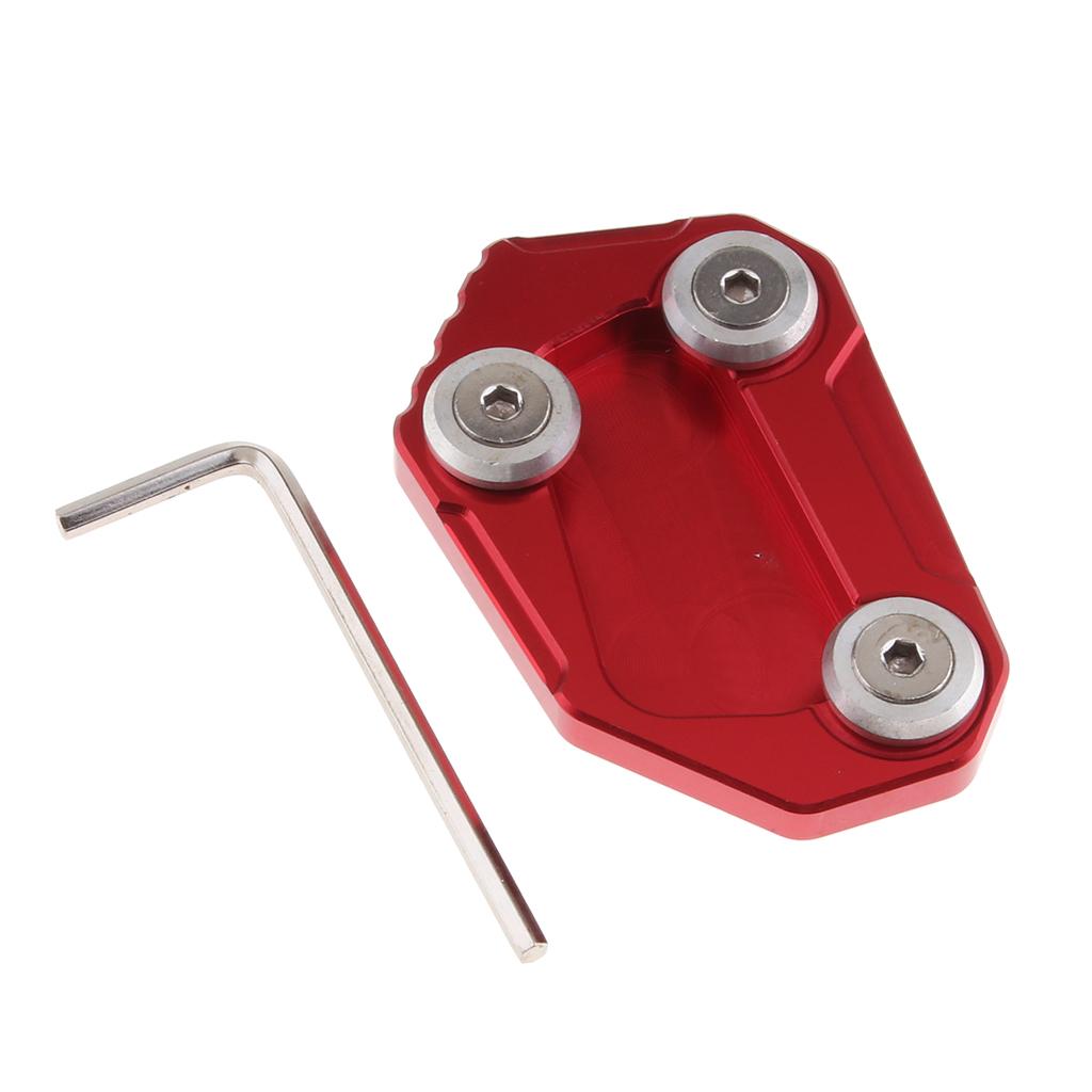 Motorcycle CNC Side Stand Kickstand Enlarge Plate Pad For BMW S1000R K47 2014 2015 2016
