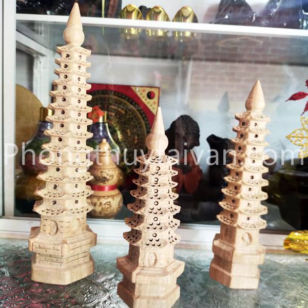 Tháp Văn Xương gỗ ĐÀO 7,9,13 tầng phong thủy