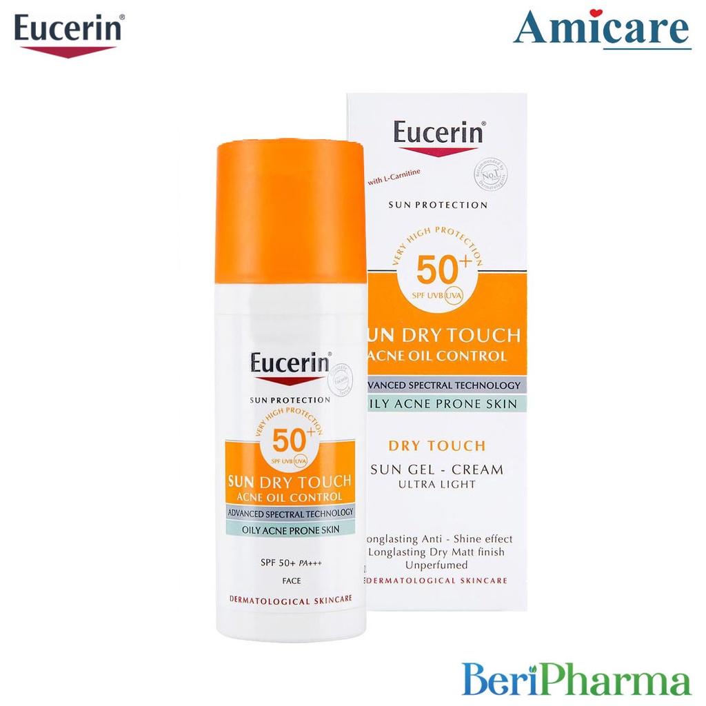 Eucerin Kem Chống Nắng Kiểm Soát Nhờn Sun Oil Control Dry Touch Spf50+ 50ml