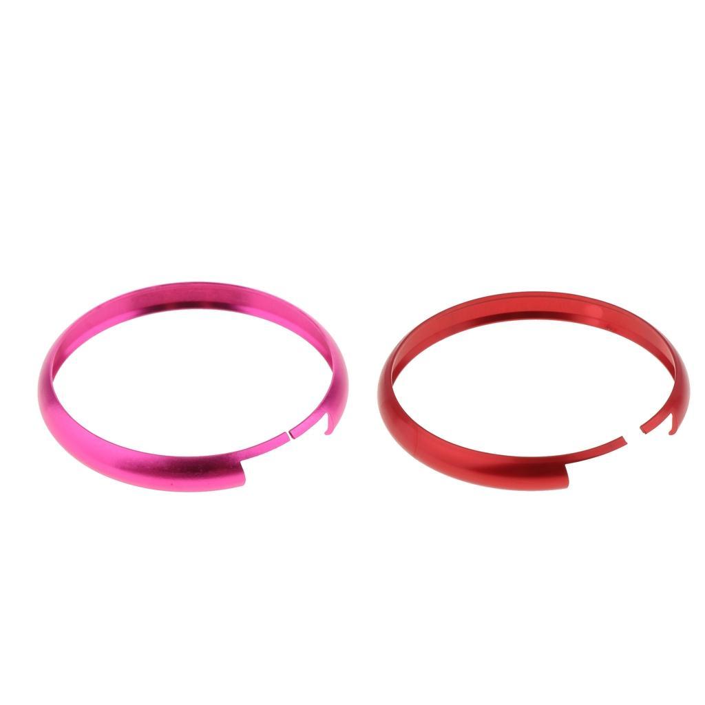 Aluminum Key Trim Chain for Clubman Countryman Pink+Red