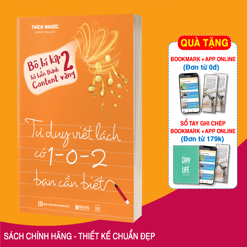 Combo 3 Cuốn Bí Kíp Hô Biến Thành Content Vàng: Tư Duy Viết Lách Có 1 - 0 - 2 Bạn Cần Biết, Phương Pháp Đọc Và Ghi Chép Thông Minh, Kỹ Thuật Viết Thôi Miên Độc Giả