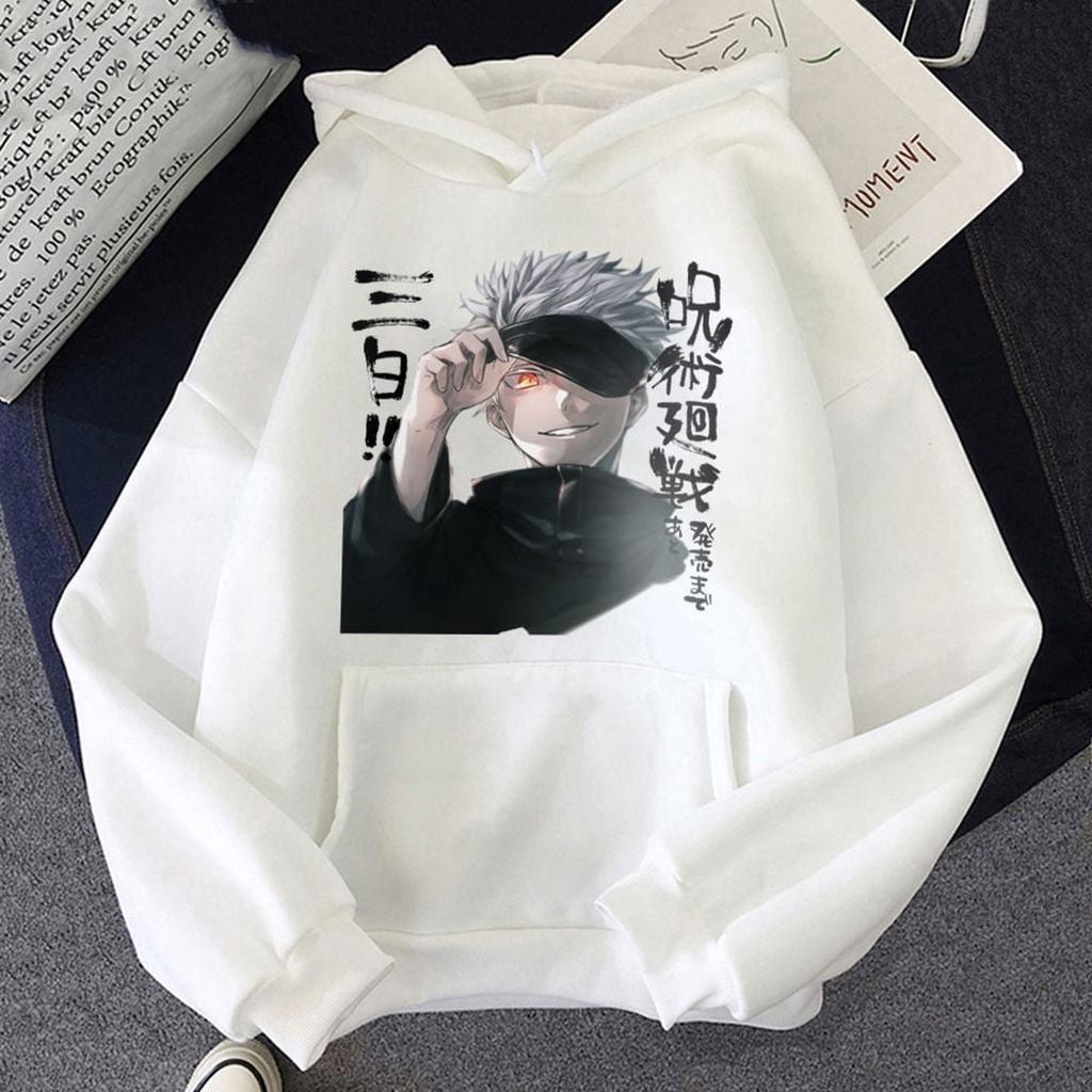 Áo Hoodie Jujutsu Kaisen Yuji Satoru Megumi siêu ngầu cực chất giá rẻ