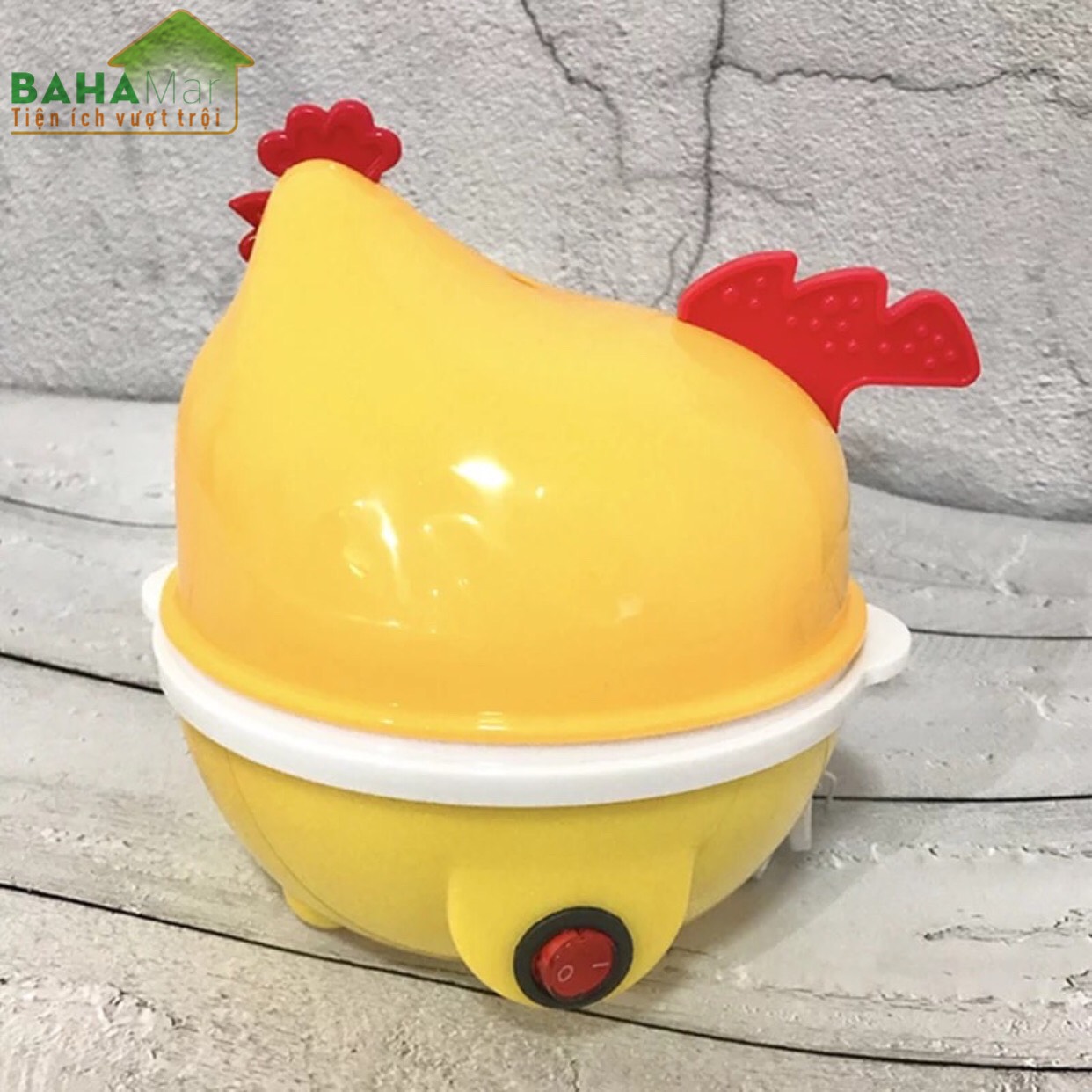 NỒI HÌNH GÀ MÁI HẤP TRỨNG KIỂM SOÁT NHIỆT ĐỘ TỰ ĐỘNG TẮT KHI CHÍN "BAHAMAR" luộc hấp trứng nhanh gọn an toàn