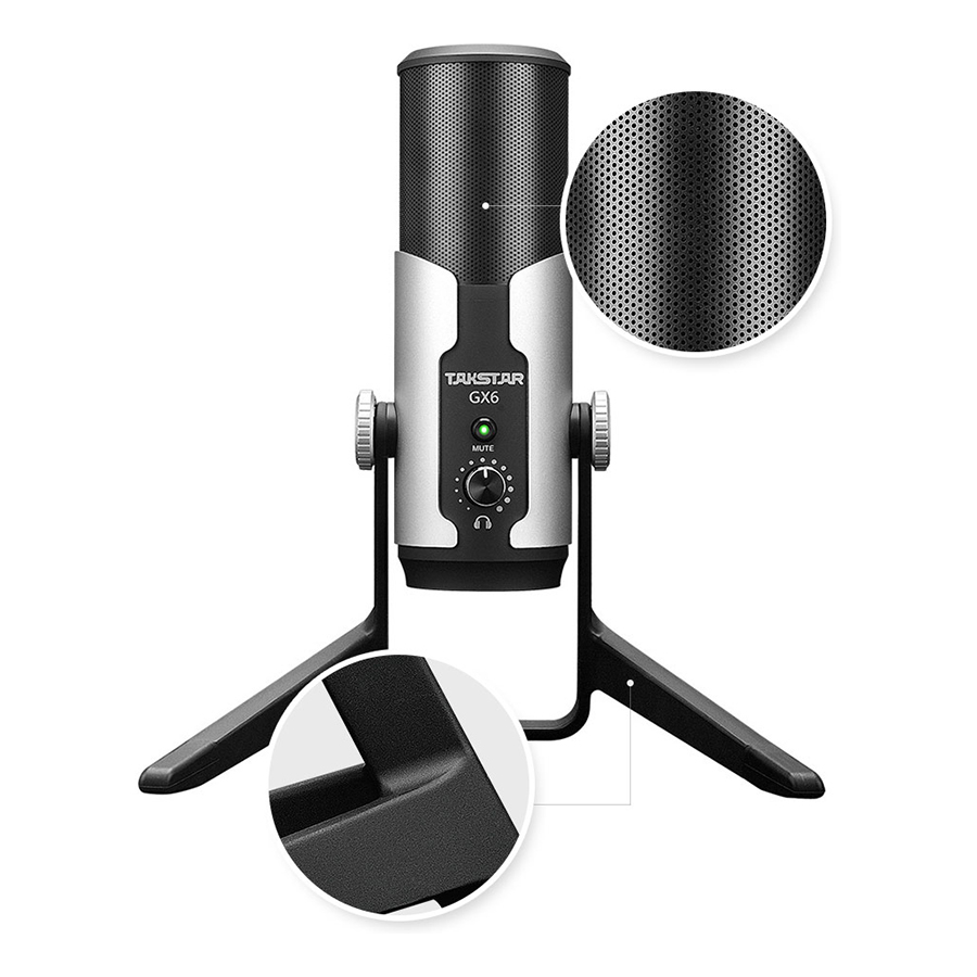 Micro Thu Âm Cho Streamer Takstar GX6 USB
- Hàng Chính Hãng