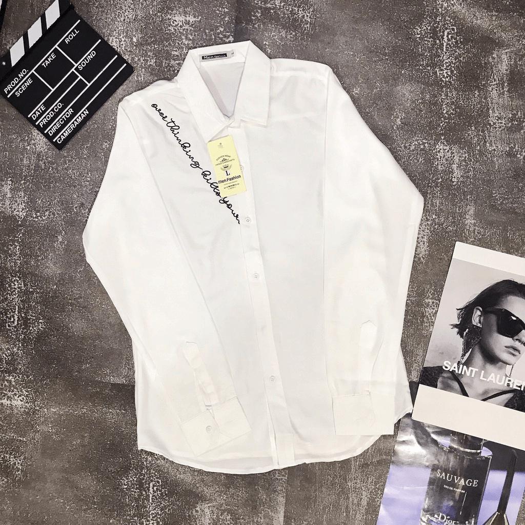 ÁO SƠ MI TRẮNG DÀI TAY NAM