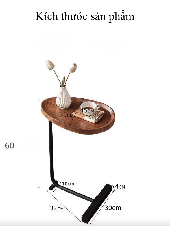 Bàn Chữ C Blister C Tea Table - sử dụng làm bàn cà phê, đọc sách