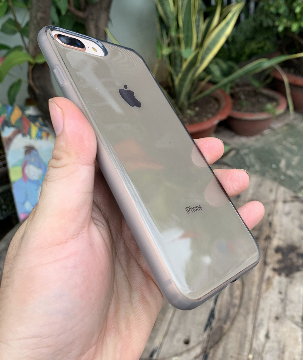 Ốp lưng dẻo cao cấp dành cho iPhone 7 Plus / iPhone 8 Plus - Màu đen mờ