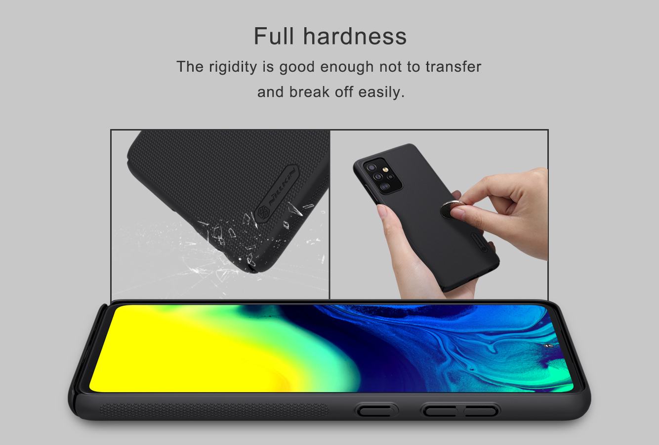 Ốp lưng cho Samsung Galaxy A32, A52 ,A72 dạng sần chống bám mồ hôi dấu vân tay - Hàng chính hãng