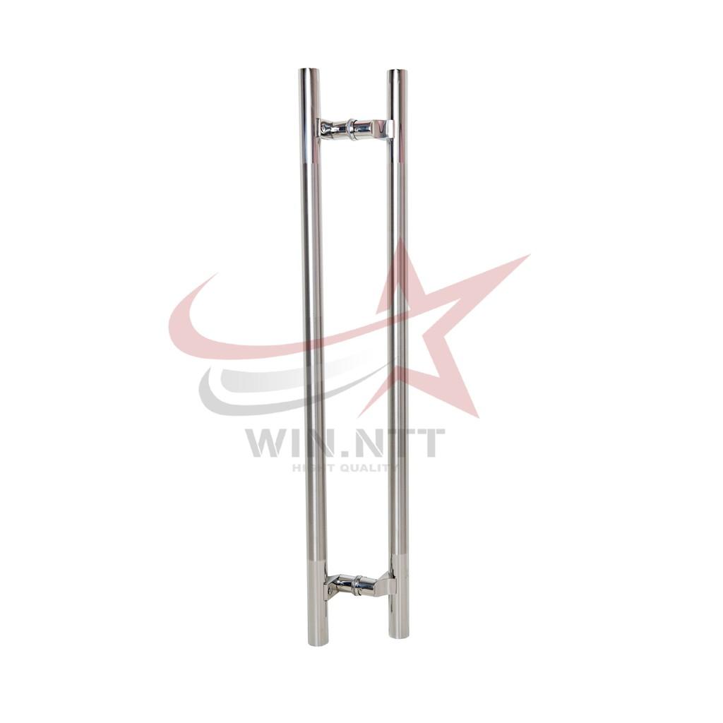 Tay nắm Inox Xước Lệch Tâm - Tay Nắm Cửa Kính Cường Lực, Cửa Nhôm.