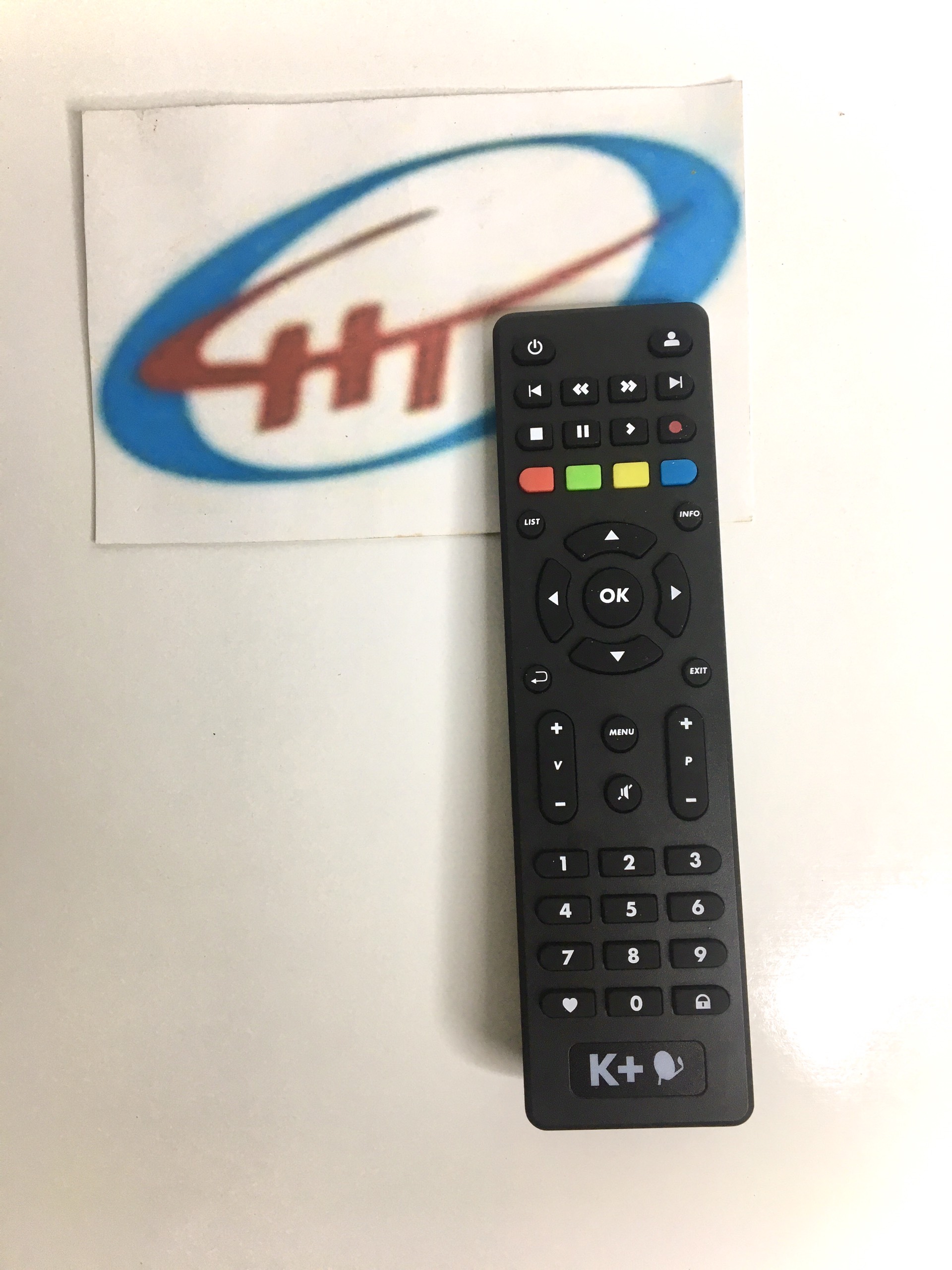 Remote đầu thu K+ model DSB4500VSTV - Hàng zin theo máy - Hàng chính hãng
