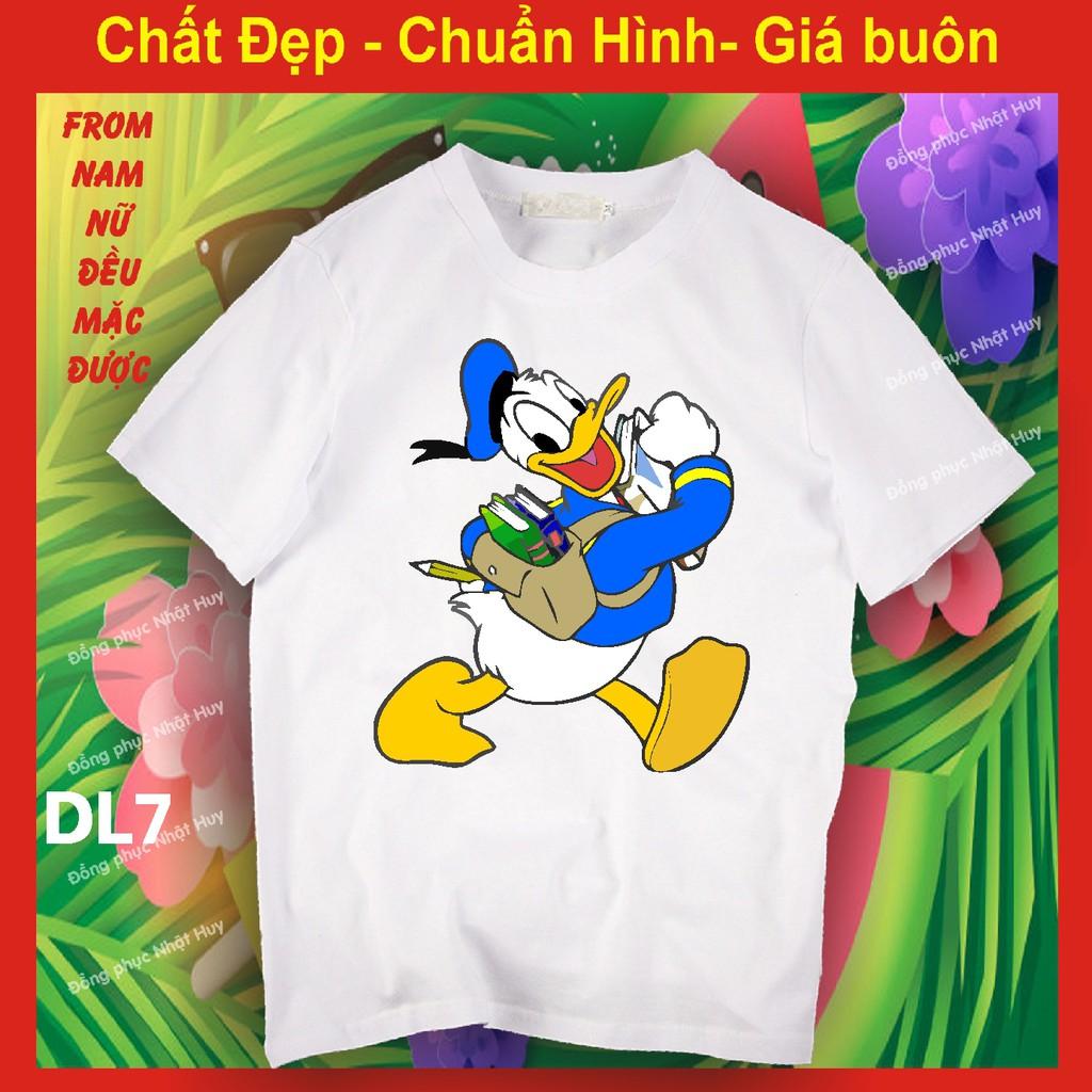 Áo thun vịt Donald DL7, phông , chất đẹp,