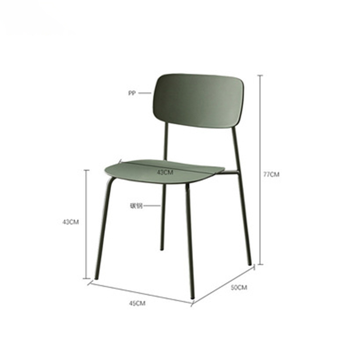 Ghế Bàn ăn Hiện đại Tiện lợi Chân Sắt Bền đẹp - Ghế Ban Công Ngoài Trời - Ghế Cafe Sang trọng Chân Sắt Cao Cấp BGN011 Giao màu ngẫu nhiên