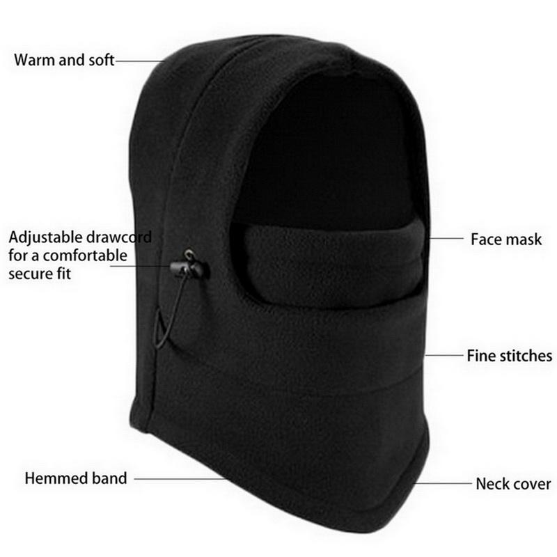 Mùa Đông Ấm Nỉ Beanies Nón Nam Đầu Lâu Cao Su Cổ Ấm Balo Mặt Ấm Lên Sử Dụng Cho Trò Chơi Bộ Đội Lực Lượng Đặc Biệt Unisex nón Lưỡi Trai Color: Orange