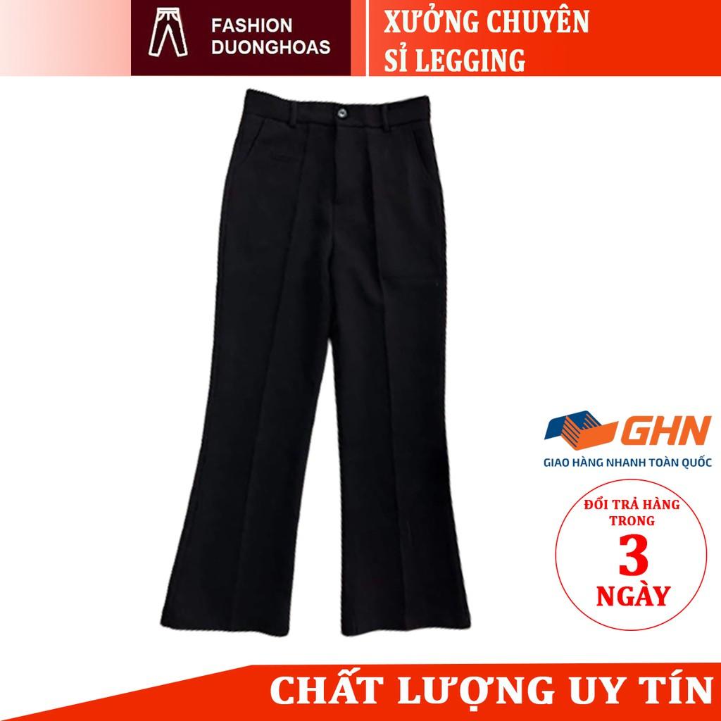 Quần tây công sở ống loe nữ tính, gen bụng tôn dáng sang chảnh