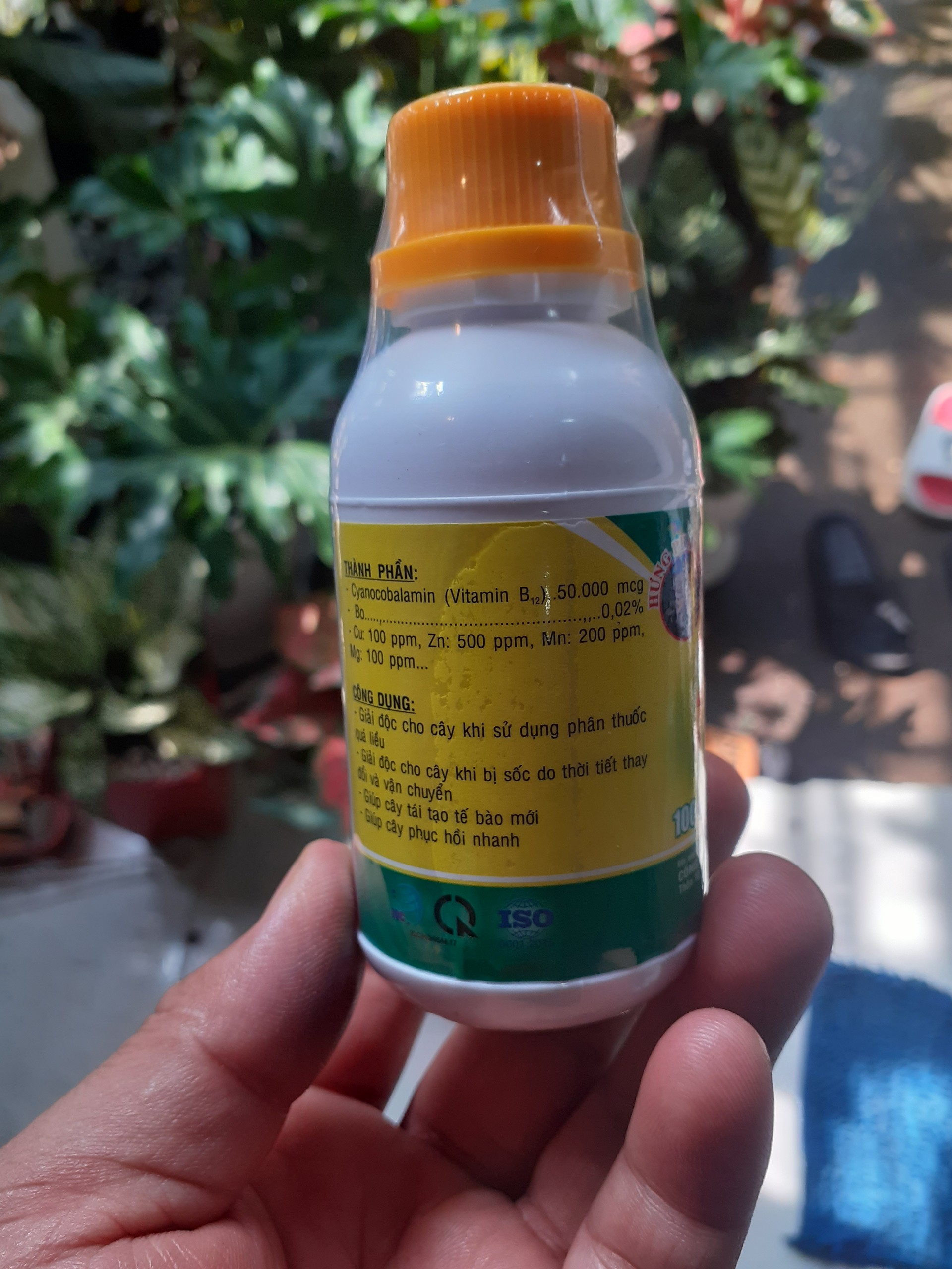 Vitamin B12 giải độc cho cây trồng