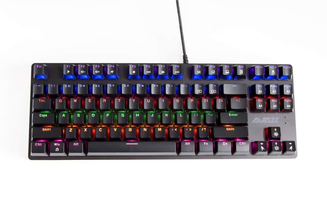 Bàn phím cơ Ajazz AK40 RGB TKL - Hàng chính hãng