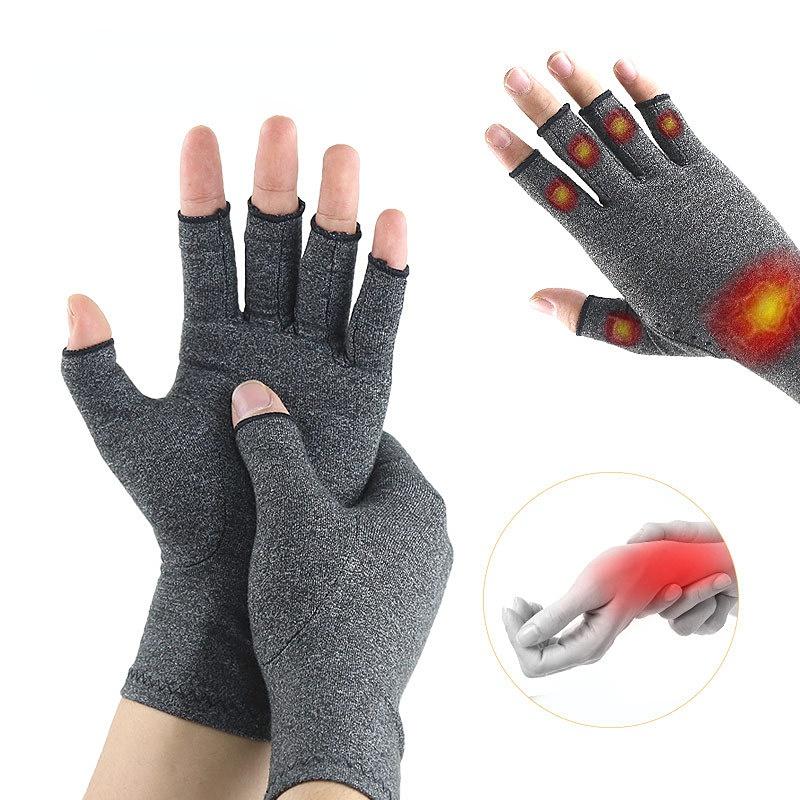 1 Nén Viêm Khớp Găng Tay Hỗ Trợ Cổ Tay Giảm Đau Khớp Tay Nẹp Nam Nữ Trị Liệu Dây Nén Găng Tay Color: Grey Size: L