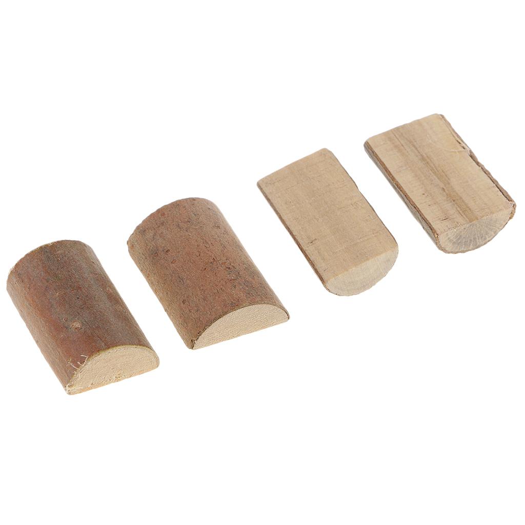 Set 50 Thanh Gỗ Cắt Nửa Dùng Làm Phụ Kiện Trang Trí Tiệc Cưới