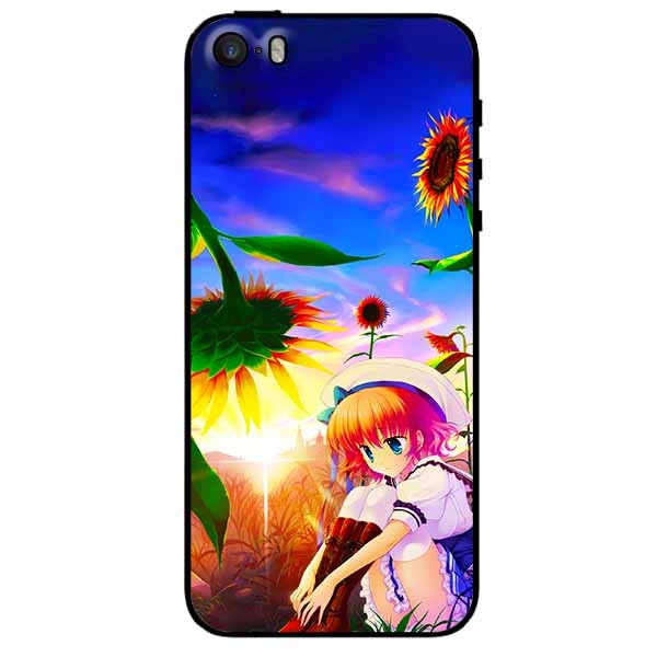 Ốp lưng dành cho Iphone 5/5s/5se mẫu Cô Gái Hướng Dương Buồn