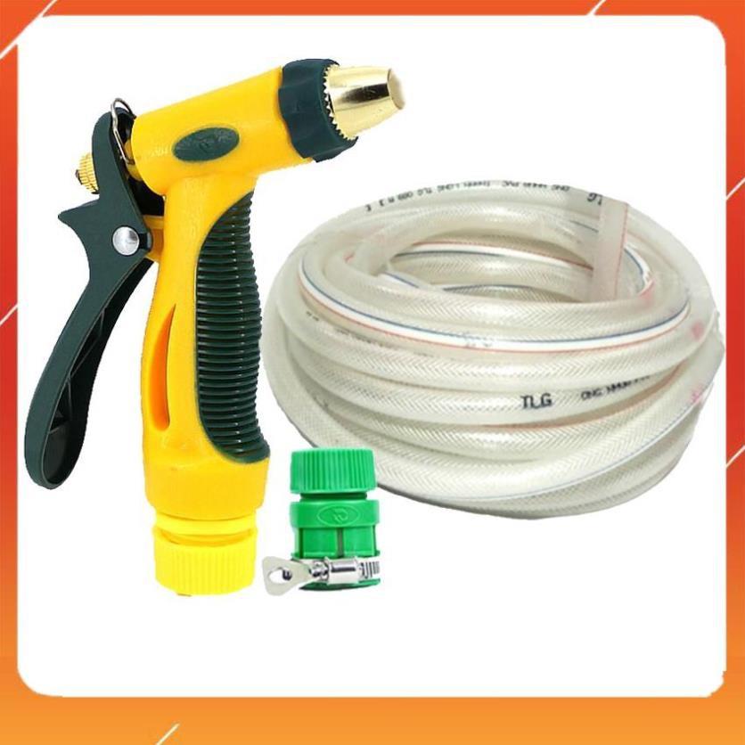 Bộ dây vòi xịt nước rửa xe,tưới cây tăng áp 3 lần 20M 206317