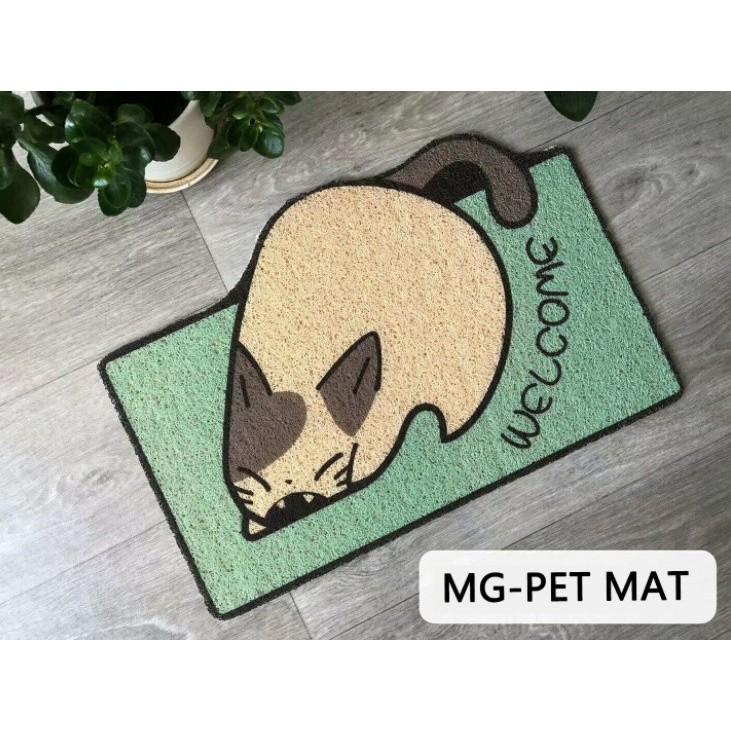 Thảm Nhựa PVC Hình Thú 40*60cm