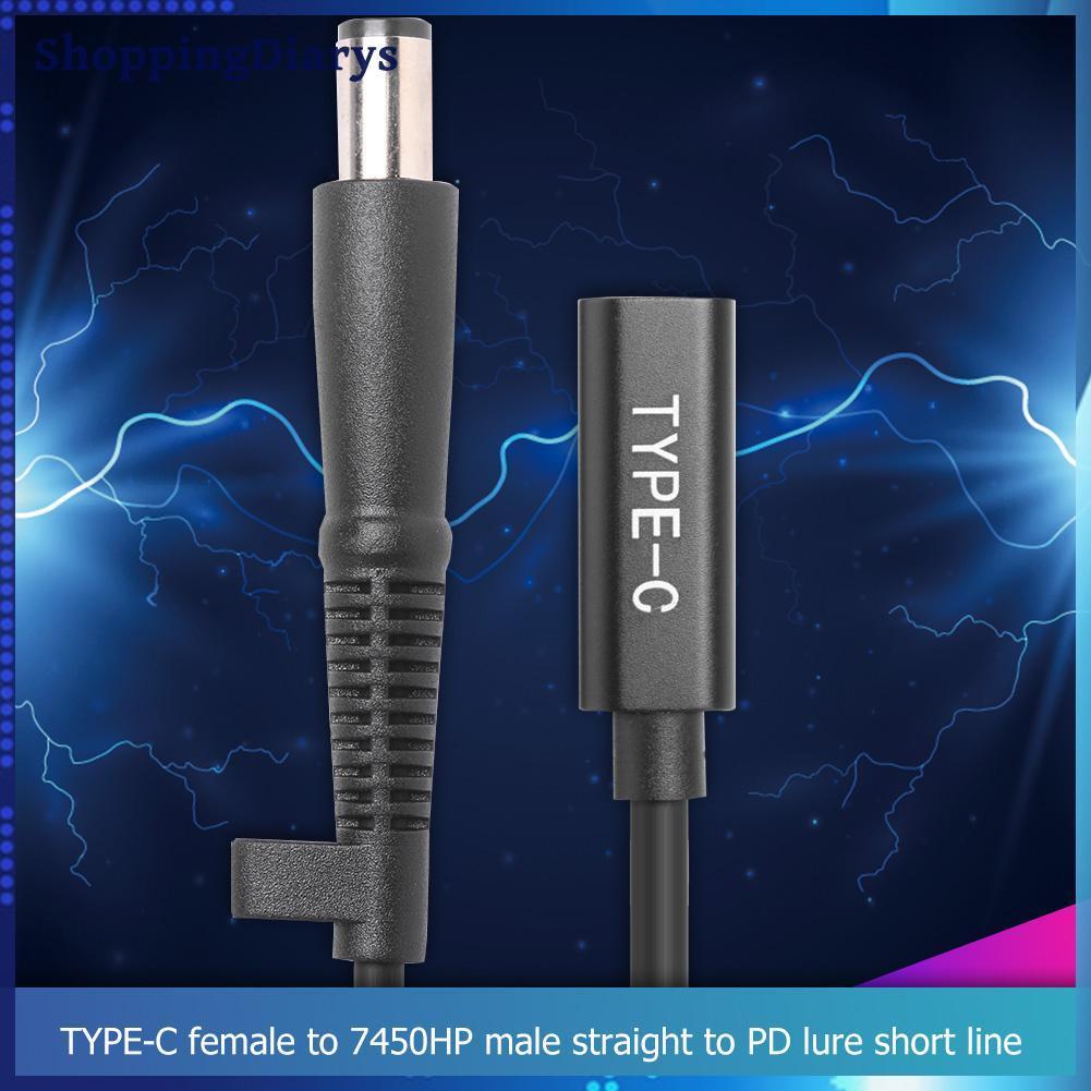 Đầu sạc chuyển đổi USB Type C sang 7.4x5.0mm cho laptop