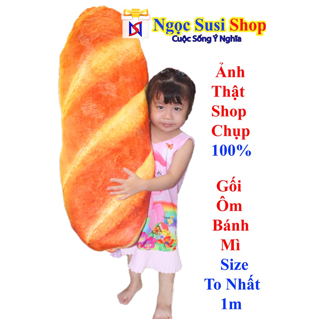 GẤU BÔNG BÁNH MÌ 3D SIÊU TO