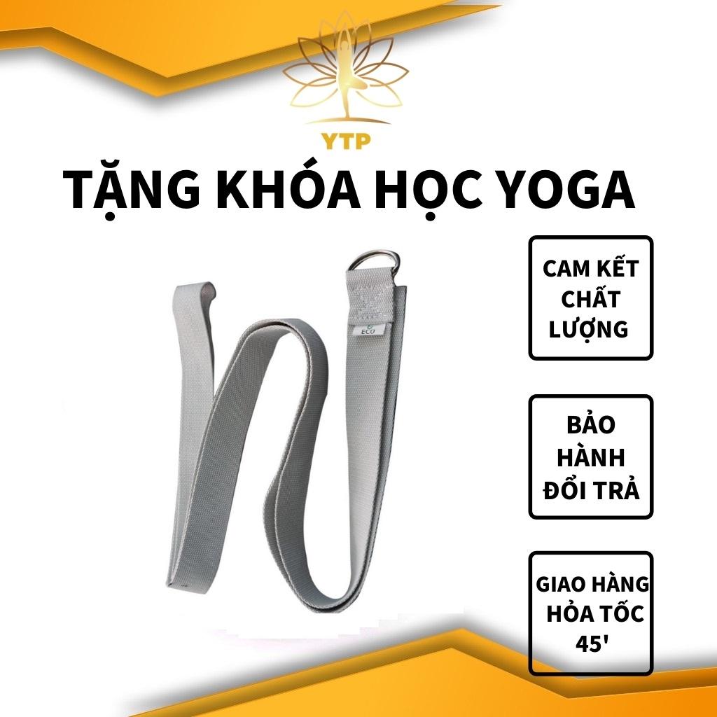 Dây Tập Yoga Cotton 3m L1DAY3M Mềm Mại, Không Đau Tay, Hỗ Trợ Xoạc Dọc, Xoạc Ngang GKK