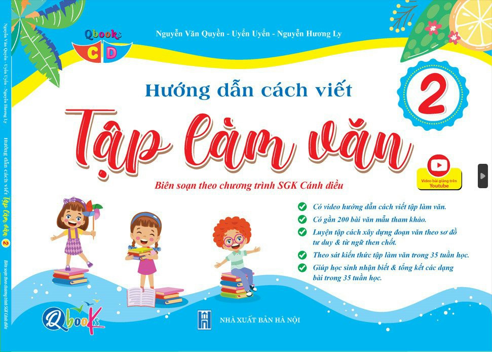 Hướng dẫn cách viết TẬP LÀM VĂN Lớp 2 - Cánh Diều - Cả năm (1 cuốn)